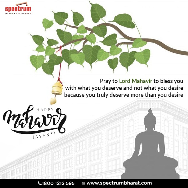 SpectrumUpvc's tweet photo. On this auspicious day of Mahavir Jayanti, I pray that Lord Mahavir may bless you with a life of non-violence, compassion, and kindness. Mahavir Jayanti Wishes!

👉 𝐅𝐨𝐫 𝐌𝐨𝐫𝐞 𝐃𝐞𝐭𝐚𝐢𝐥𝐬 𝐊𝐢𝐧𝐝𝐥𝐲 𝐂𝐨𝐧𝐭𝐚𝐜𝐭 𝐮𝐬 𝐚𝐭:
☎️ :  18001212595 https://t.co/DN9FlYMX2V