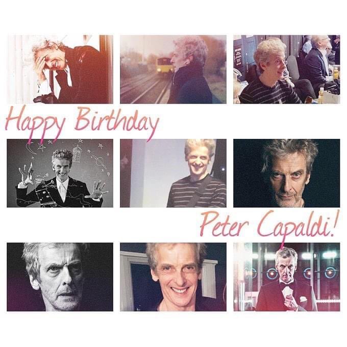 Happy Birthday to the wonderful Peter Capaldi! Hope he has an amazing day!      