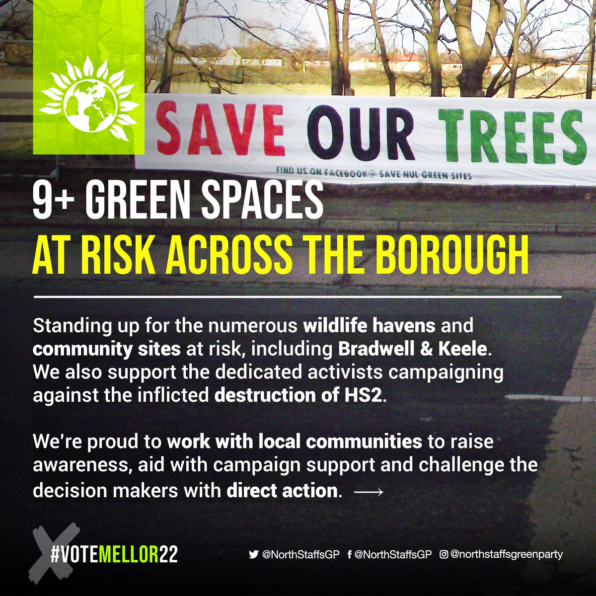 (1/2) WOW - We’ve had an extremely busy year!

A massive thanks to everyone who got involved by supporting important causes &amp; spreading the vital message that we need #CleanAir; communities need their #GreenSpaces &amp; #Staffordshire must support its #DecliningWildlife needs...