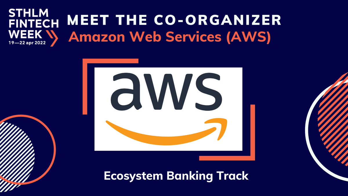 Stockholm Fintech (@sthlmfintech) on Twitter photo @SthlmFintechW is excited to welcome <a href="/awscloud/">Amazon Web Services</a> as a Co-organizer for the Ecosystem Banking track during the Main Day, Thursday 21st of April 2022!
Grab your ticket now! sthlmfintechweek.com
#SFW22 @SthlmFintechW is excited to welcome <a href="/awscloud/">Amazon Web Services</a> as a Co-organizer for the Ecosystem Banking track during the Main Day, Thursday 21st of April 2022!
Grab your ticket now! sthlmfintechweek.com
#SFW22