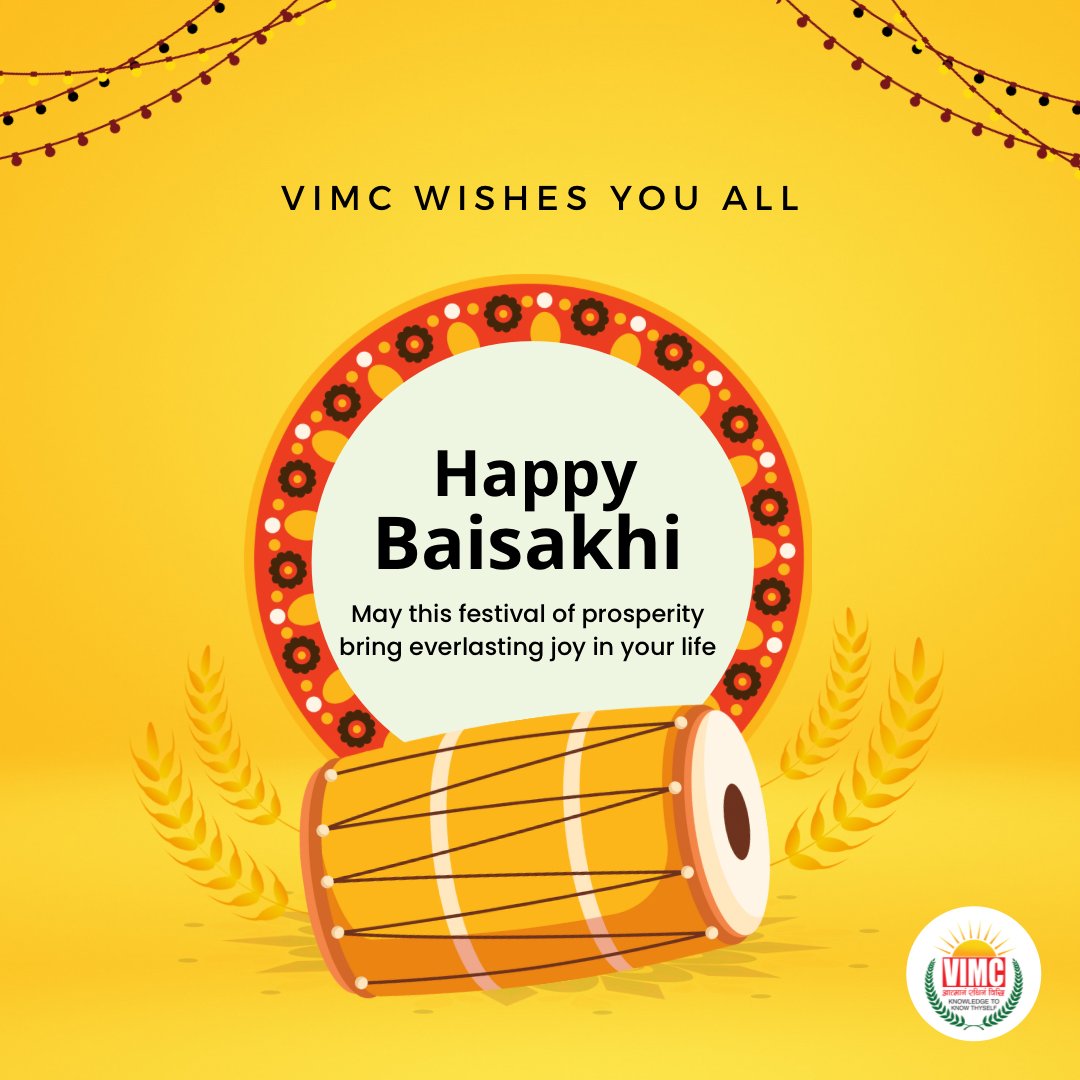 vsjmcdelhi's tweet photo. May divine blessings shower on you and bring new hope and joy.
VIMC wishes you all a very happy and properous Baisakhi.
#vimcdelhi #vipsdelhi #masscommunication #journalism #vaisakhi #baisakhi #vaisakhi2022 #happyvaisakhi #wmk #waheguru #India #happiness #blessings https://t.co/HZCFGKKc8S