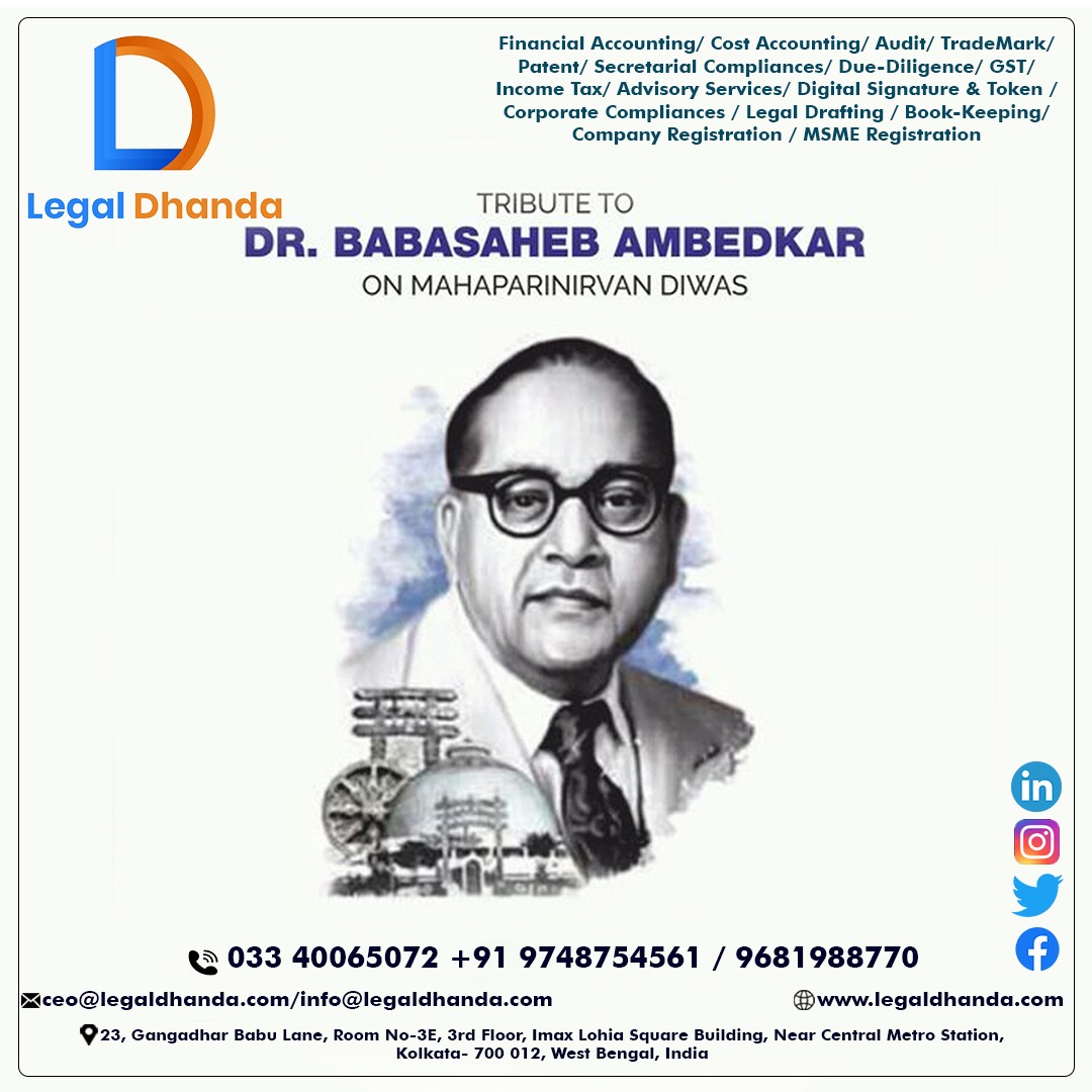 legaldhanda's tweet photo. Dr. B.R. Ambedkar will always inspire us to dedicate our lives to making other people’s lives better. Warm wishes on Ambedkar Jayanti.
#legaldhanda #tmfiling #trademarks #copyright #IPrights #intellectualproperty #registered #trademarkfiling #legalservices #karkedekho https://t.co/UKAqhnKBzn