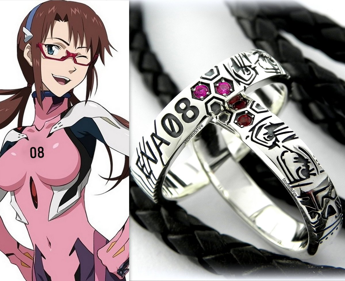 StonesAndFire's tweet photo. My personal squad of #evangelion :)
Made in Ukraine.
P.S. It's very symbolically to me that the rest 4 rings (#ayanamirei was made early before) were fully finished just the day before the war unexpectedly started in my country.. 
#asukalangley #misatokatsuragi #marimakinami https://t.co/qKZwOXzsFz