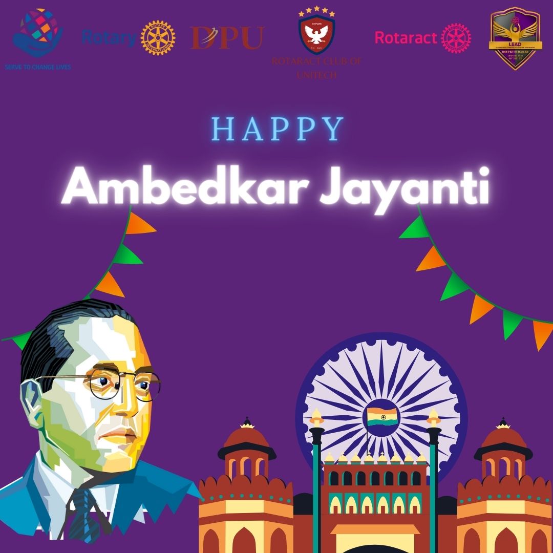 Rc_unitech's tweet photo. Ambedkar Jayanti or Bhim Jayanti is an annual festival observed on _14 April_ to commemorate the memory of _B. R. Ambedkar_, Indian polymath and civil rights activist.
#AmbedkarJayanti #ambedkar #jaybhim https://t.co/J3YQj0GLfq