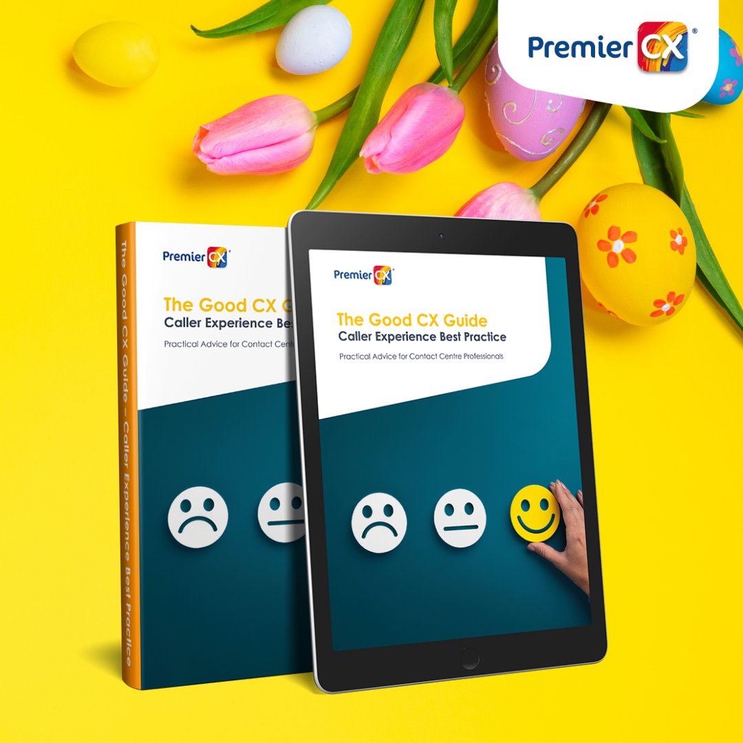premiercx's tweet photo. Happy Easter to all of our followers! 
Why not treat yourself to a free copy of our publication The Good CX Guide? It is packed full of contact centre best practise for you to get your teeth into...

https://t.co/O4zM9rDPu2
 
#Easter #contactcentre #TGCXG #bestpractise https://t.co/oeyRWnUc1D