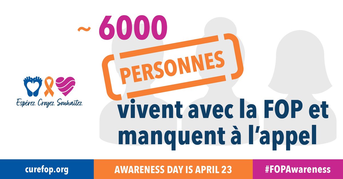 fopfrance's tweet photo. Avec une incidence d'env. 1 sur 1 million, il devrait y avoir environ 8000 personnes diagnostiquées avec la FOP dans le monde. Nous en connaissons moins de 1000, il y en a donc beaucoup sans diagnostic.
En savoir plus sur les formations médicales : https://t.co/mmMUvLtb2j https://t.co/w2SEj6edTz