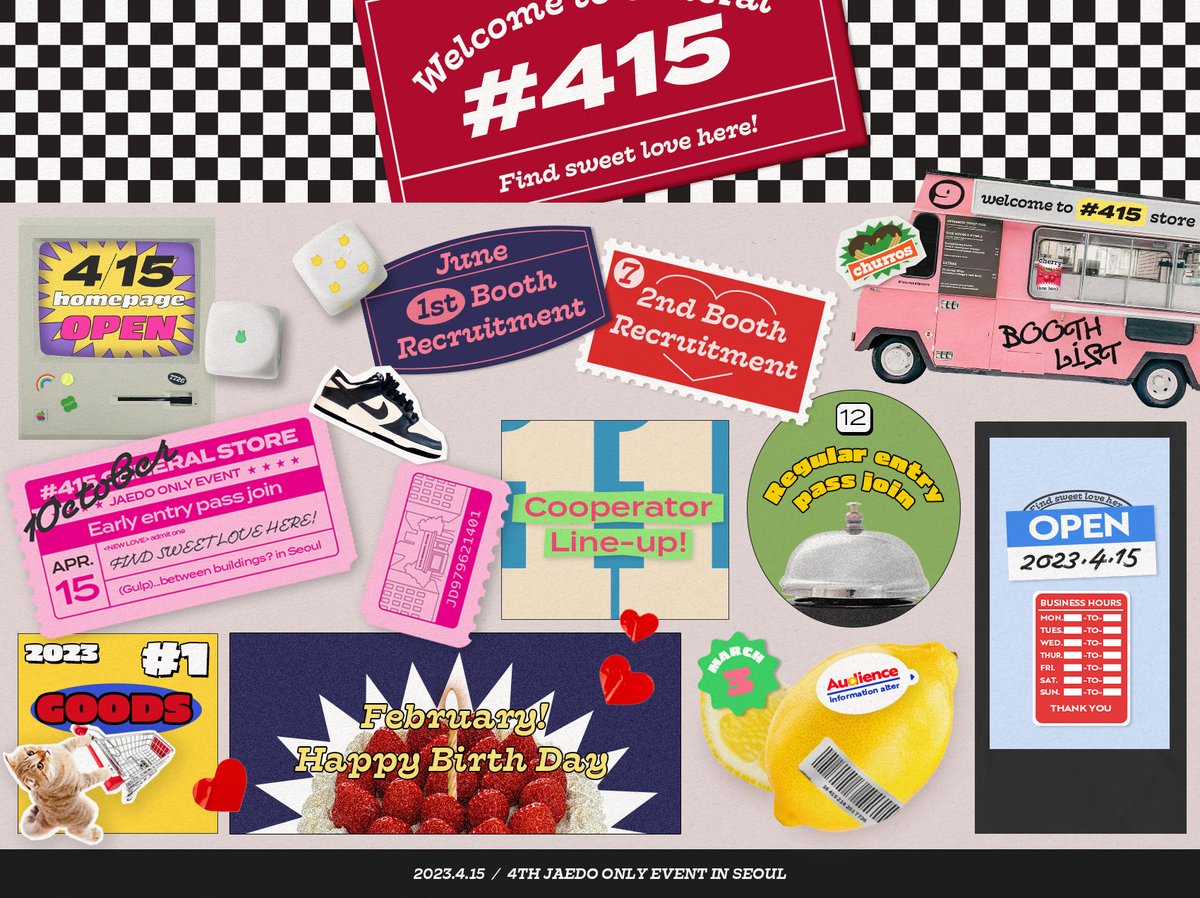 🗓

4TH JAEDO ONLY EVENT : ♯𝟒𝟏𝟓

𝒀𝒆𝒂𝒓𝒍𝒚 𝑺𝒄𝒉𝒆𝒅𝒖𝒍𝒆