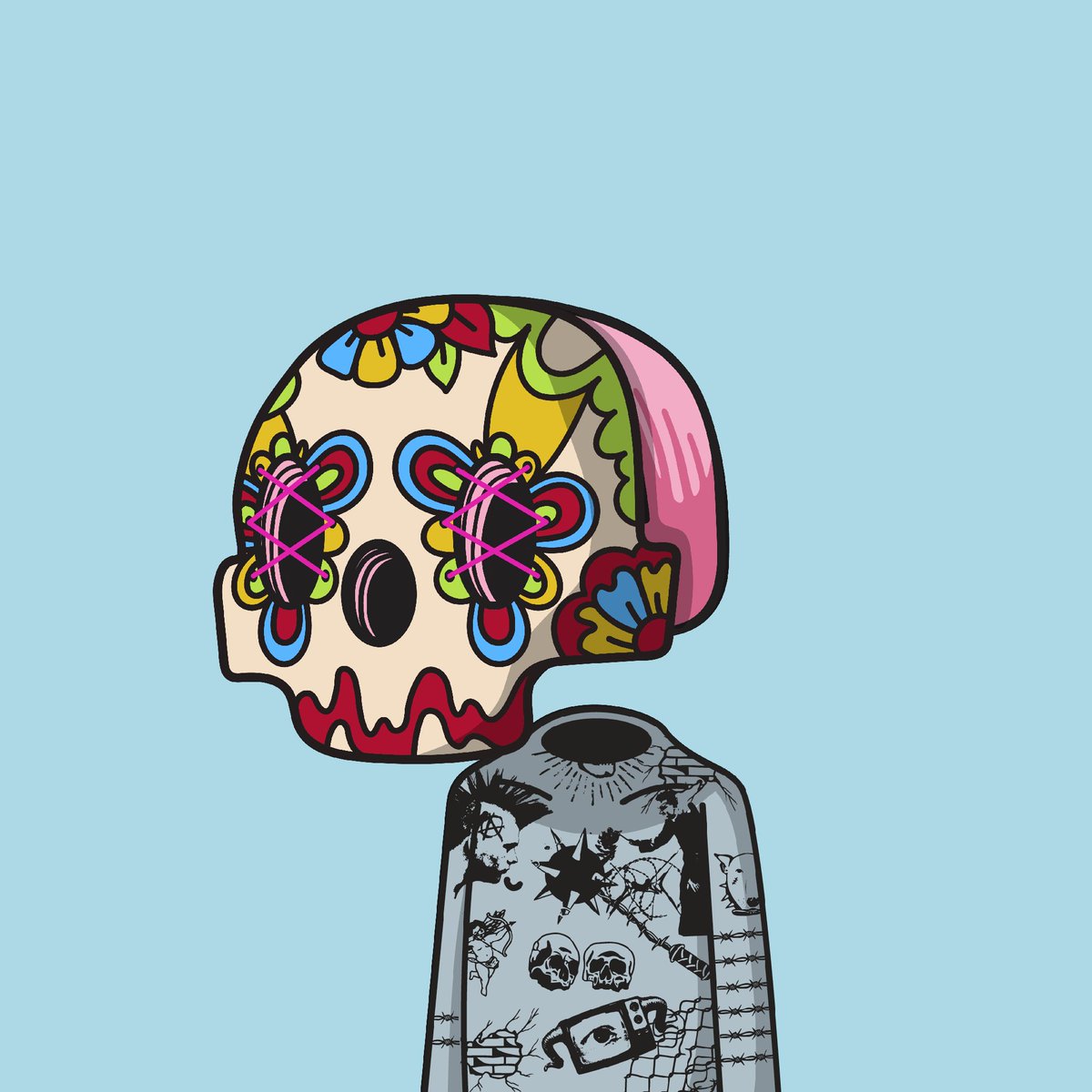 Giving away a Los Muertos World NFT (Currently 0.4 $ETH or $1200)

To enter:
1. Follow <a href="/caseytheband/">Casey</a> 
2. RT &amp; Like
3. Tag a friend

Ends in 48 hours