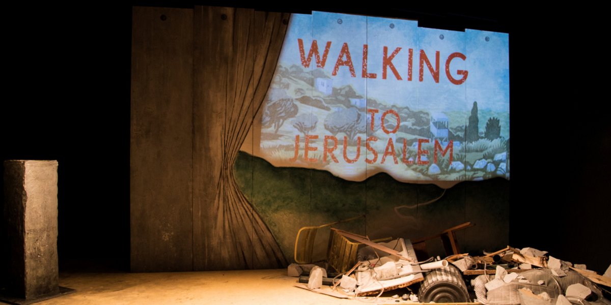 TONIGHT #WalkingToJerusalem at <a href="/AmnestyUK/">Amnesty UK</a>
 
147 days 3400 km across Europe &amp; the Middle East. The true story of the Just Walk to Jerusalem

"Great &amp; intensely moving creation" - <a href="/ICN_UK/">ICN</a>

"Full of vivid detail...a terrific piece of theatre" - John McCarthy

walkingtojerusalem.bpt.me
