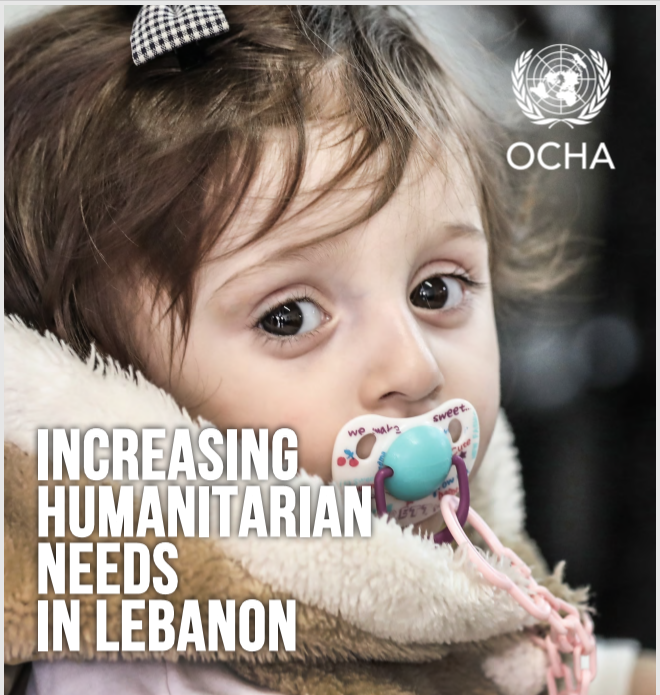 👉“Increasing Humanitarian Needs in #Lebanon” identified by the Humanitarian Country Team. 

The document can be accessed in OCHA’s recent publications here 👉bit.ly/37O9yLh 

#DontForgetLebanon
