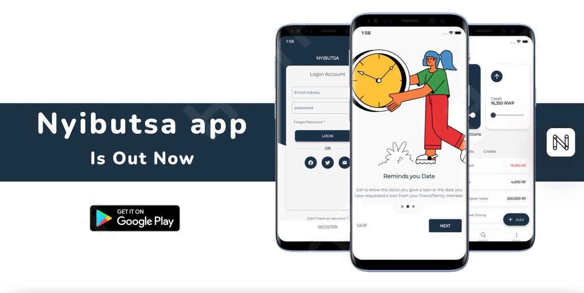 Nyibutsa2's tweet photo. Never forget who you owe or who owes money Nyibutsa Mobile app helps to record all your debts.

Available now on Google playstore https://t.co/onmYEJ0xZG

Download it Now ! 😉😉 https://t.co/izyb5bs0R7