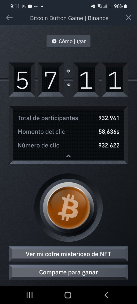 jcoco22's tweet photo. @binance #BitcoinButton #Binance this is my click https://t.co/PE5VpG2Se4