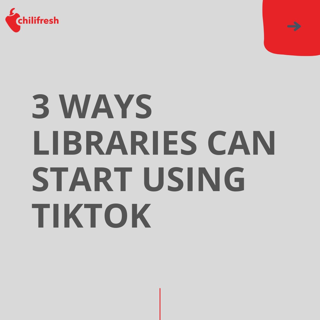 chilifresh's tweet image. 💡 Are you trying to find new ways to promote your local library?

Have a look at today’s post with 3 tips to get started with TikTok!

🚀Book a meeting with us to learn how ChilIFresh can help you even more: chilifresh.com/contact

#booktok #locallibrary #libarians