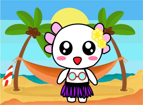 GGOMggum's tweet photo. @AxolsCNFT โDesign your own Axolittleโ
Name: Hawaiian Axolittle
Description: She is a Hawaiian Axolittle who loves sea
#Axolittle #Axols #AxoLFG #CNFT https://t.co/8sJX7wn7i9