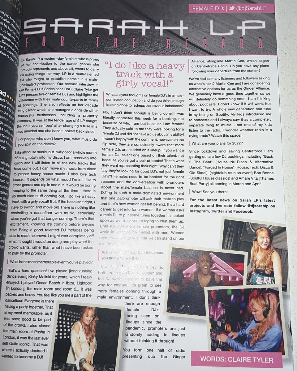 DjSarahLP 🎧 tweet media