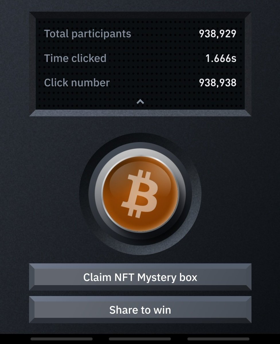Dckyman's tweet photo. 😞
#BitcoinButton  #Binance. https://t.co/JbhRUkNDnm