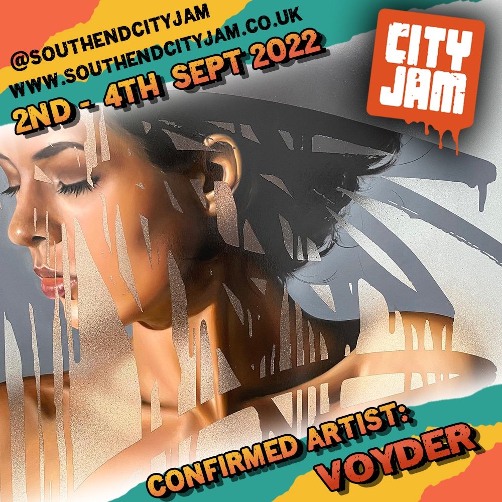 Voyder will be in Sunny Southend this summer!
.
 We are proud to announce the first edition of Southend City Jam for  2022 Applications are now open 

In partnership with Southend BID &amp; Southend Tourism Partnership

southendcityjam.co.uk 
instagram.com/southendcityjam
