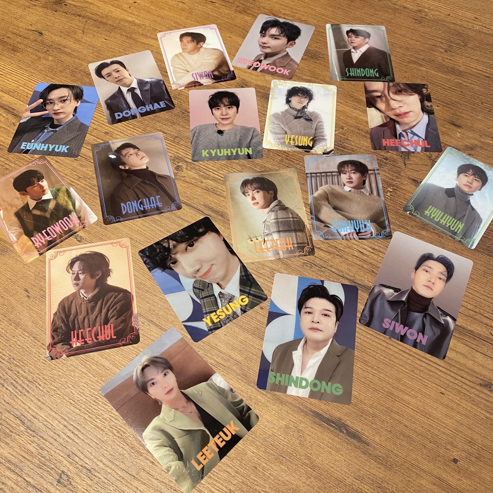 SUPER JUNIOR 10th クリアトレカ クリアカード スーパージュニア SUPER JUNIOR 10th クリアトレカ クリアカード スーパージュニア
