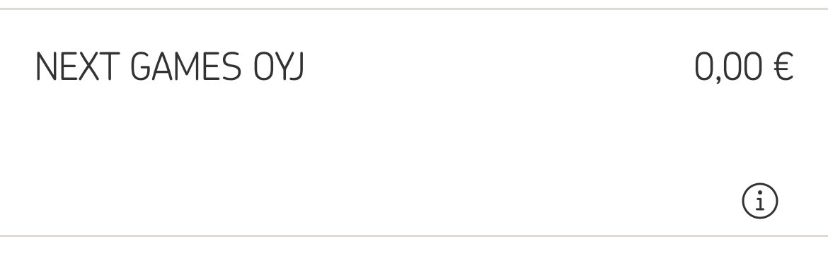 Niin läks #nextgames pörssistä, ottaisin rahaa mieluummin elinikäisen <a href="/netflix/">Netflix</a> katseluoikeuden kiitos 🙏🏻

#pörssi #osake #sijoittaminen #tappio 😅