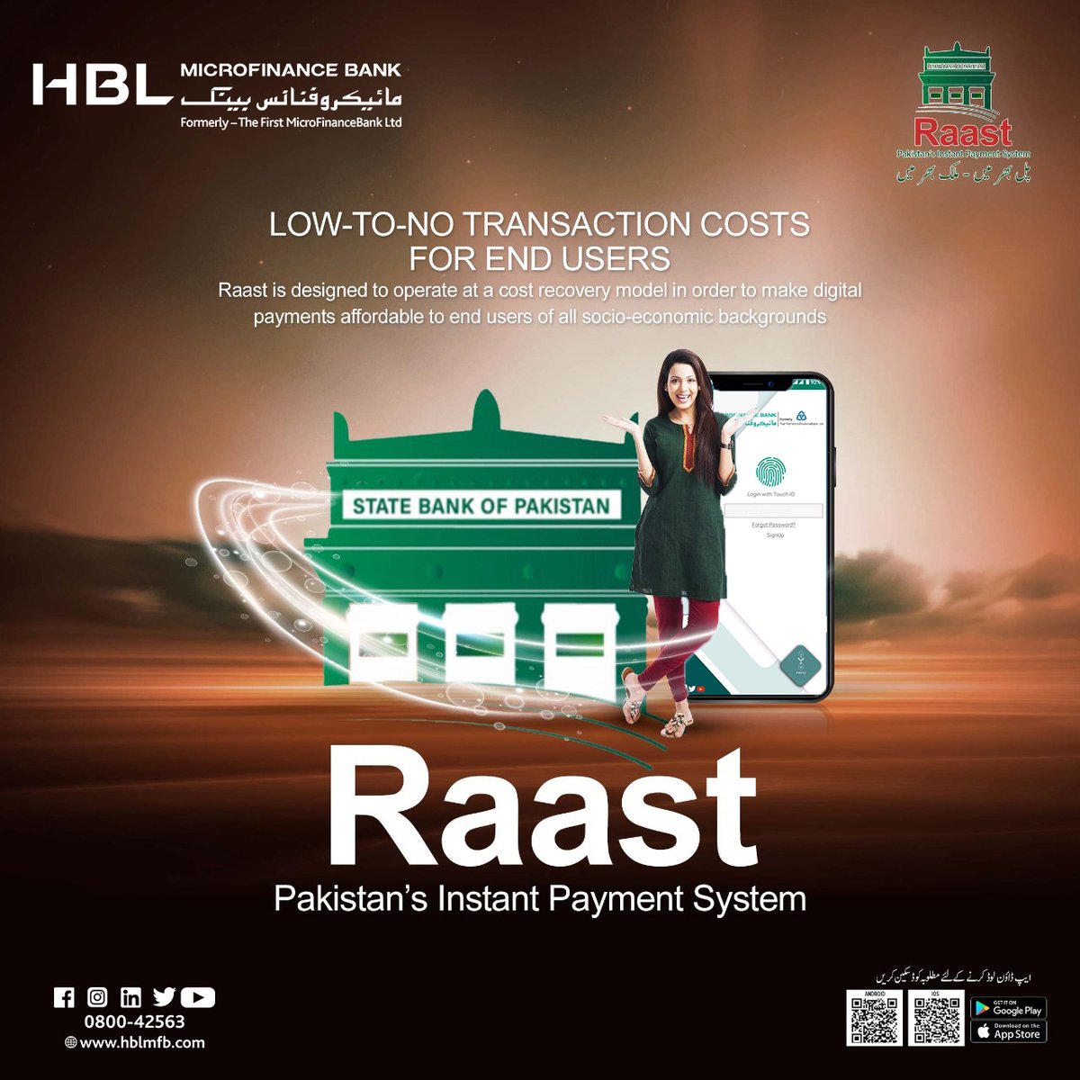 HBLMfBDigital's tweet photo. RAAST ko tamam samaji-iqtesadi pas-e-manzar kay saarifeen kay liye khasoosi tor par arzaan-qeemat banaya gaya hay.
FirstPay App download karnay ka liye yahan click karen:
https://t.co/Il8A67LLZd
#AlternateToCash #GoDigital #MostPopularMicrofinanceBank #FirstPay https://t.co/CMKERpaB33