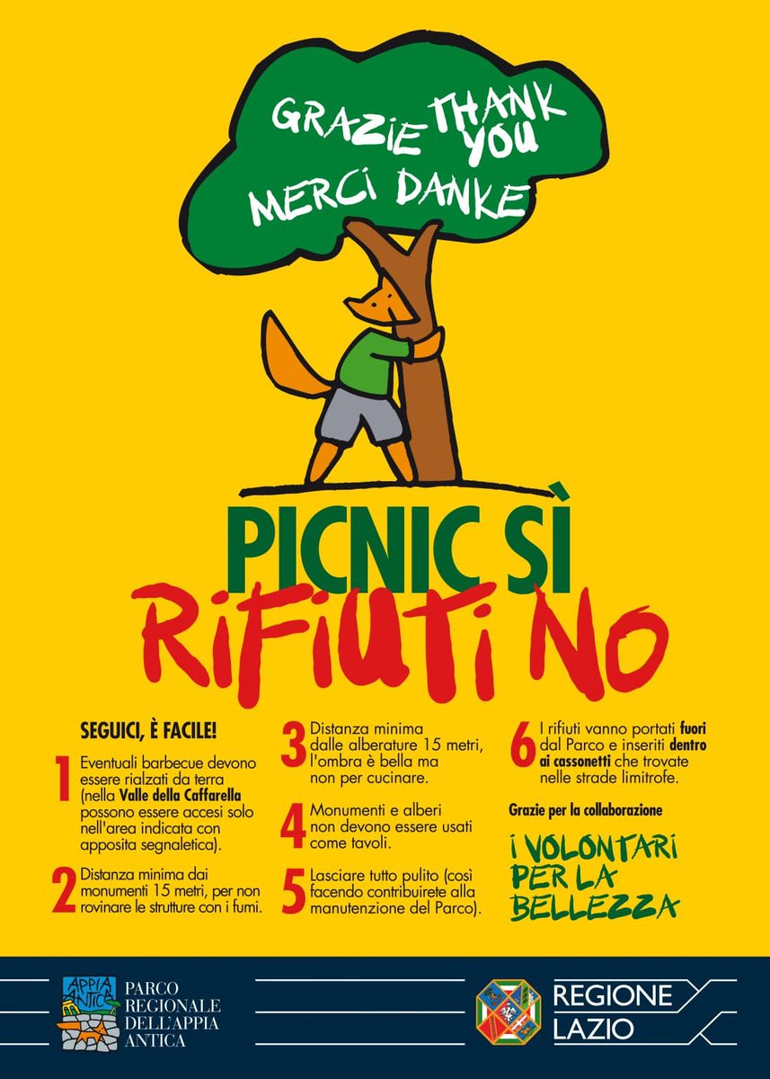 🔴 Feste di Primavera: poche regole per un picnic sereno e senza danni collaterali 👉bit.ly/3xssOsy #ParcoAppiaAntica