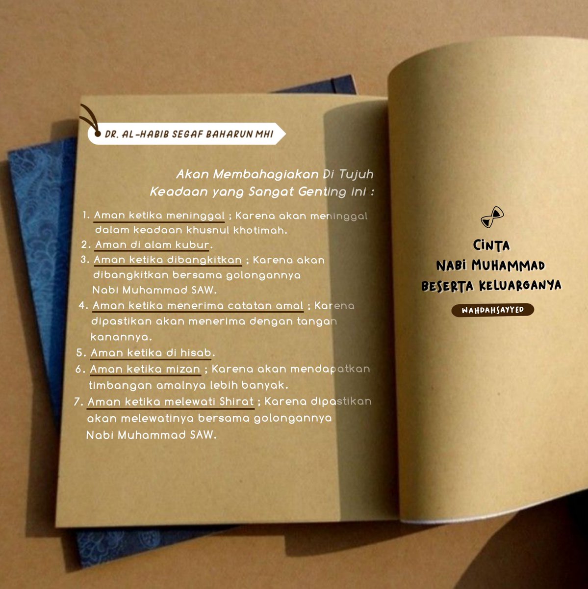 Wahdahsayyed's tweet image. Masyaa Allah, tabarakallah . .
Mencintai yang satu ini, bukan hanya kenikmatan dunia yang akan diperoleh. Kenikmatan dan kebahagiaan akhirat jua akan diperoleh🌹

#syarifah #assegaf #sayyed #sayyid #syarifahsayyed #syarifahsayyid #ahlulbait #dzurriyahrasul #dzurriyahrosul