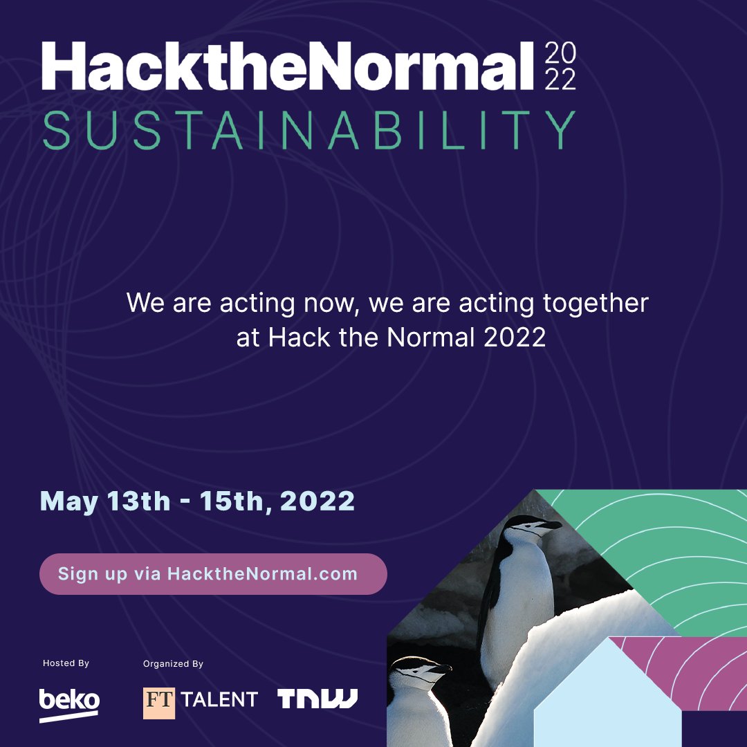 NakedEnergyLtd's tweet photo. We are excited to be a partner of #HackTheNormal2022 hosted by @beko, organized by @thenextweb and @ft_talent.

We invite everyone with bright and innovative ideas around sustainability to join the 3 day hackathon.

#Sustainability #HackTheNormal2022 #Beko #TNW
#FTTalent https://t.co/8ieaQsHiAu