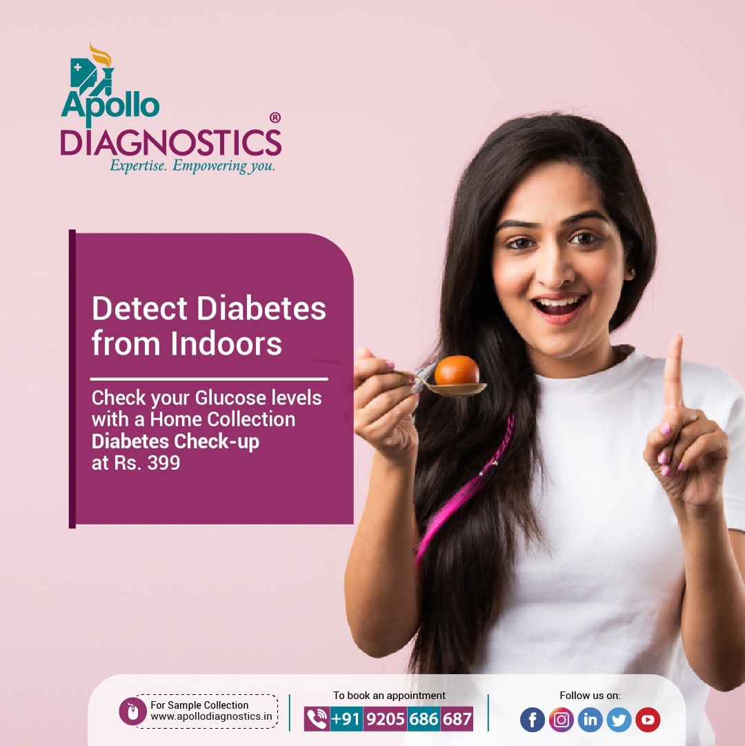 apollodiag's tweet photo. Have you checked for Diabetes lately?
Hereβs your chance to get tested from the comfort of your home by booking an appointment for a Diabetes Preventive Health Check Up Starting @399 only.
Call 040-4444 2424 for home collection.
#TestWithTheBest #HomeCollection #ApolloDiagnostics https://t.co/oi4IbThP7D