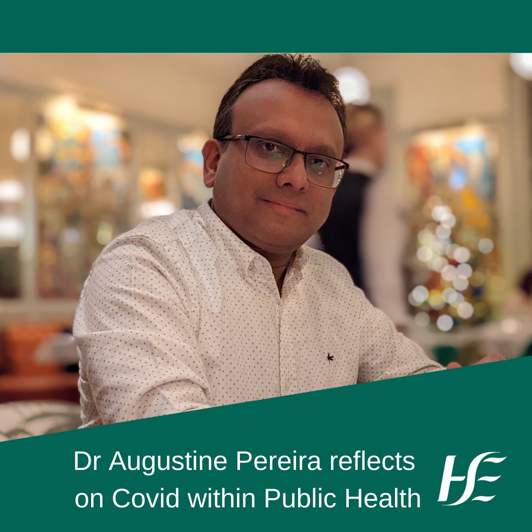 HSELive's tweet photo. Dr Augustine Pereira, Director of @publichealth_NE reflects on his Covid experience and how the Public Health role changed from a largely unknown service to a service at the forefront of the pandemic response in Ireland. https://t.co/sgqsKCBSVP #OurHealthService https://t.co/C4pvePyu2L