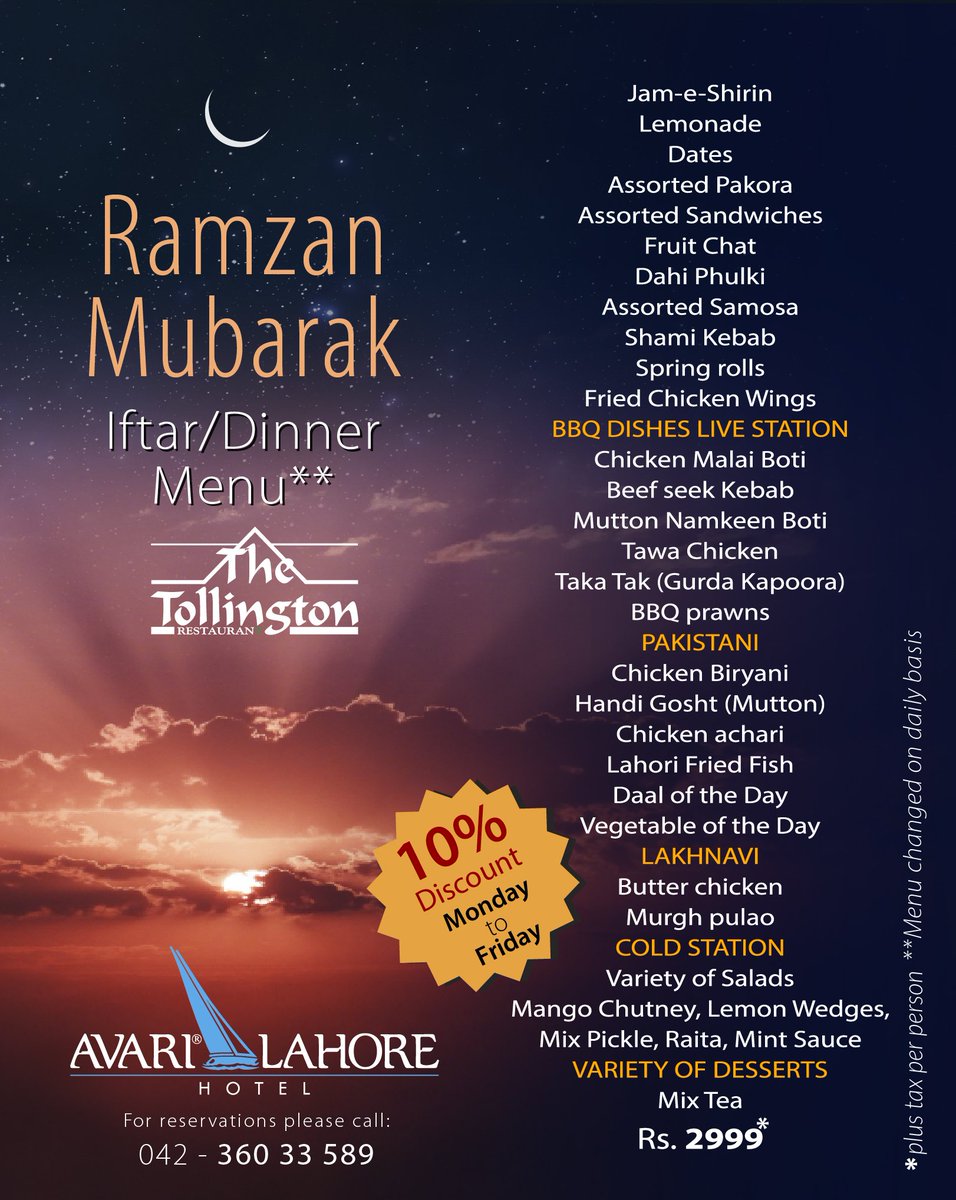 Avari Hotel Lahore tweet media