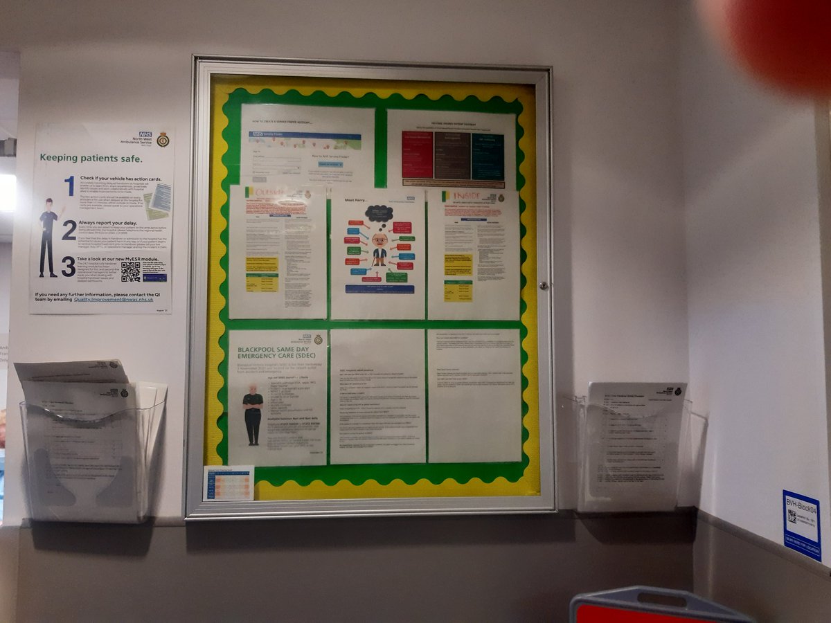 We had our very own <a href="/joyfurnival/">Dr Joy Furnival CEng MIET 🐝</a> at BVH yesterday talking to the team about our rapid handover test of change!..Great progress working together at Blackpool ED💚💙👍 <a href="/AdeleMarkland/">Adele Markland</a> <a href="/NWAmb_QI/">NWAS Quality Improvement</a> <a href="/powerNHS/">Maxine Power</a> <a href="/DrChrisGrant/">Chris Grant</a> @NwambG <a href="/JenniePeall/">Jennie Peall</a>