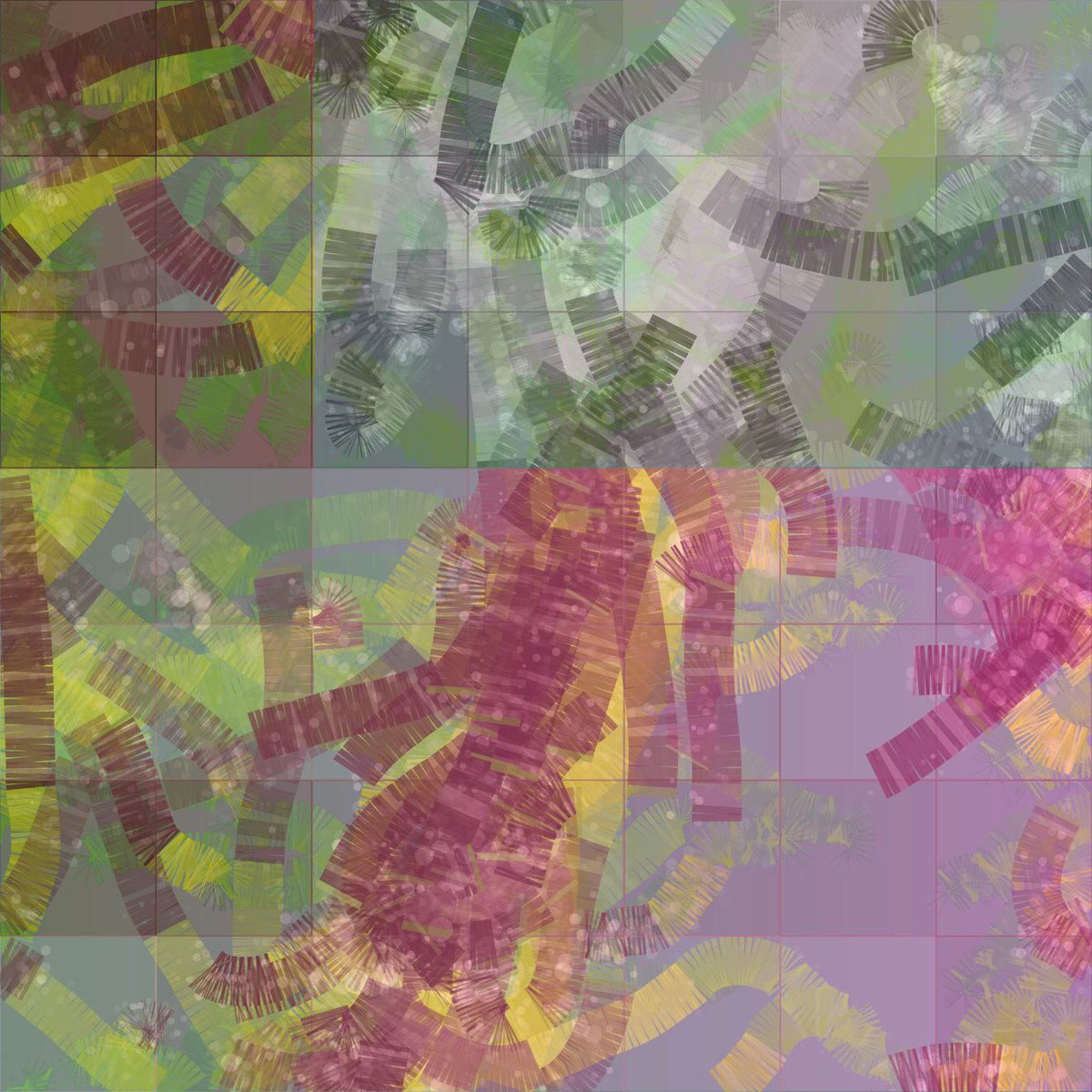 DistantPlain's tweet image. #p5js   Playing with some #createGraphics #blendMode #tint #rotate variation ideas that run after the regular drawing code