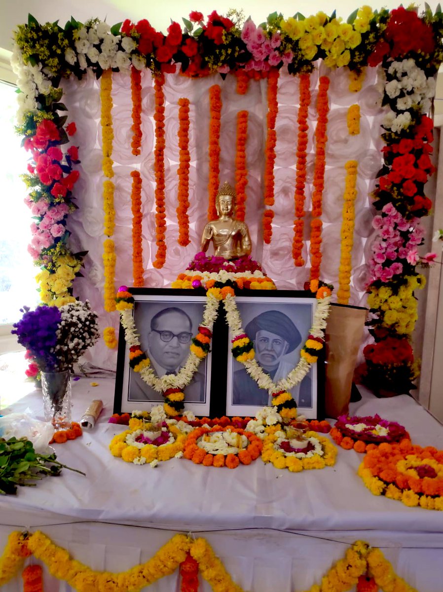 scribe_it's tweet photo. Joint celebration of #AmbedkarJayanti and #PhuleJayanti #जयभीम (11 April and 14 April) https://t.co/DfIbxGdYhE