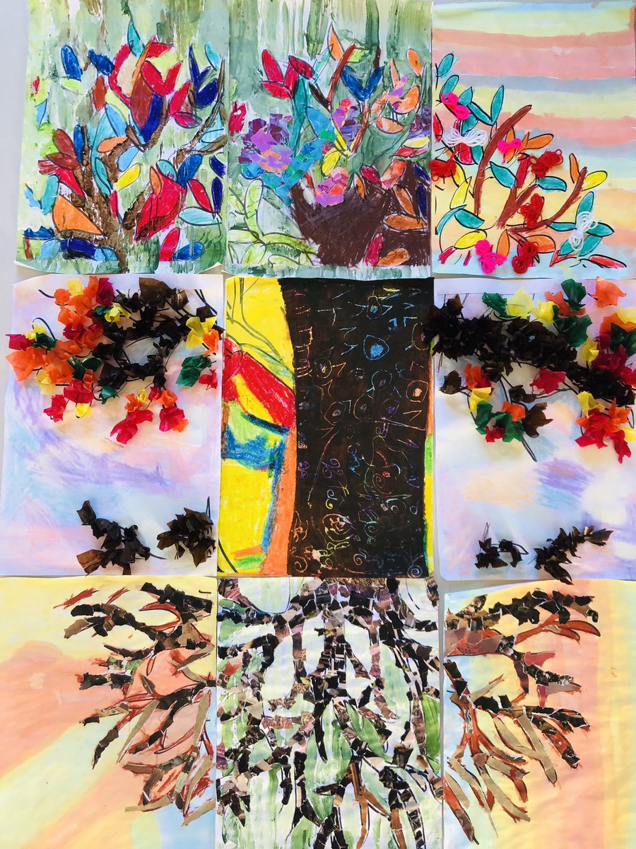 SuchFunDB's tweet photo. De ‘collaborative tree’ van #kcdehobbit kleuters voor het @Inventors_move project. Deze nemen de 🇳🇱 onderbouwleerkrachten volgende week mee naar 🇵🇹 en dan worden de stukken geruild met die van de scholen uit 🇸🇮 🇮🇹 🇵🇹 . @MissLuisaSF @AlishaMallya  @Bevanlouise92 @atoscholenkring https://t.co/MhzKIqzG7S