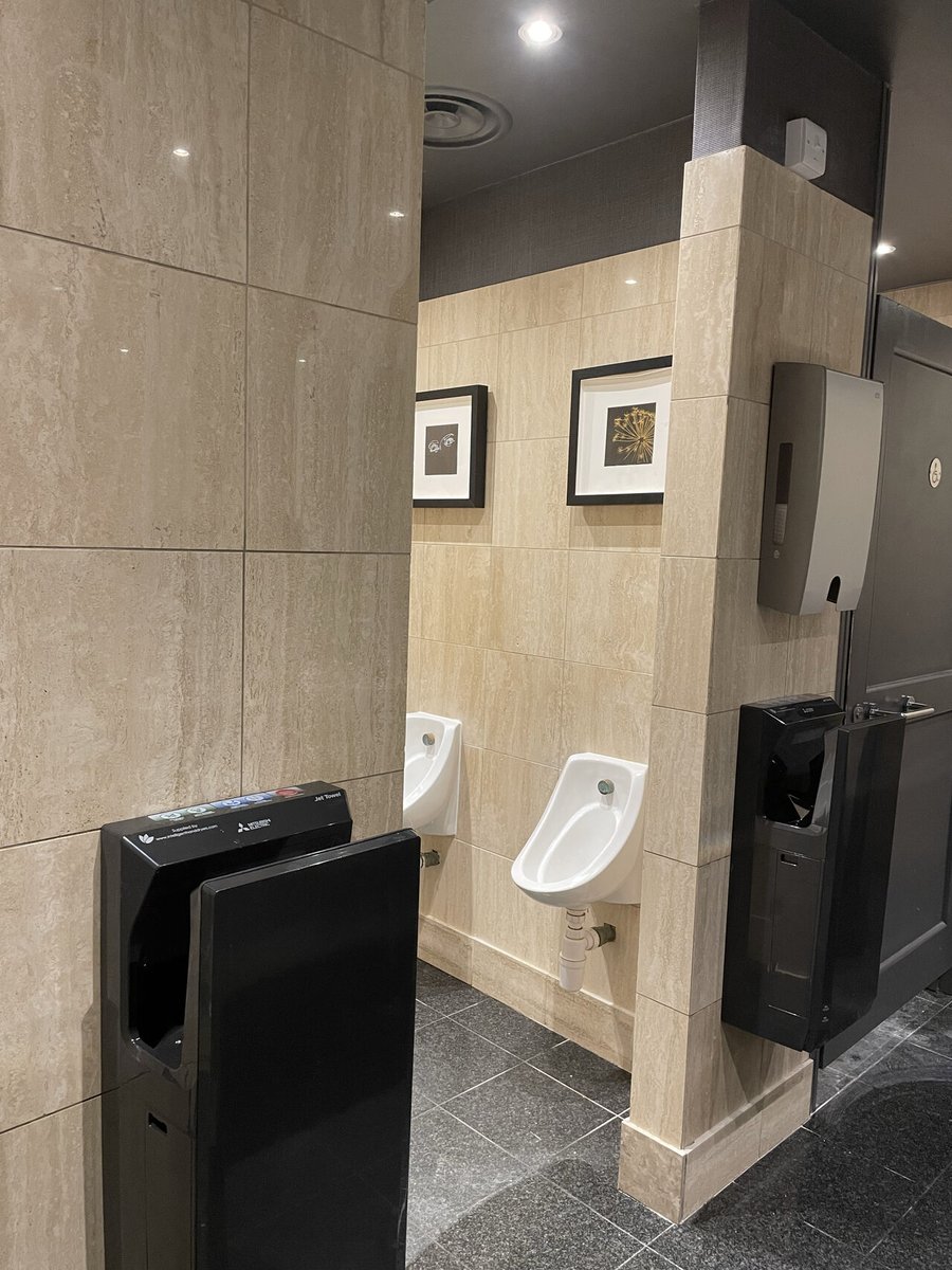 Thanks to <a href="/NewPhase9/">New Phase LED</a> for this great photo! Recently installed for <a href="/HyattBham/">Hyatt Regency Birmingham Hotel</a> 
#handdryers #washroom #hotels