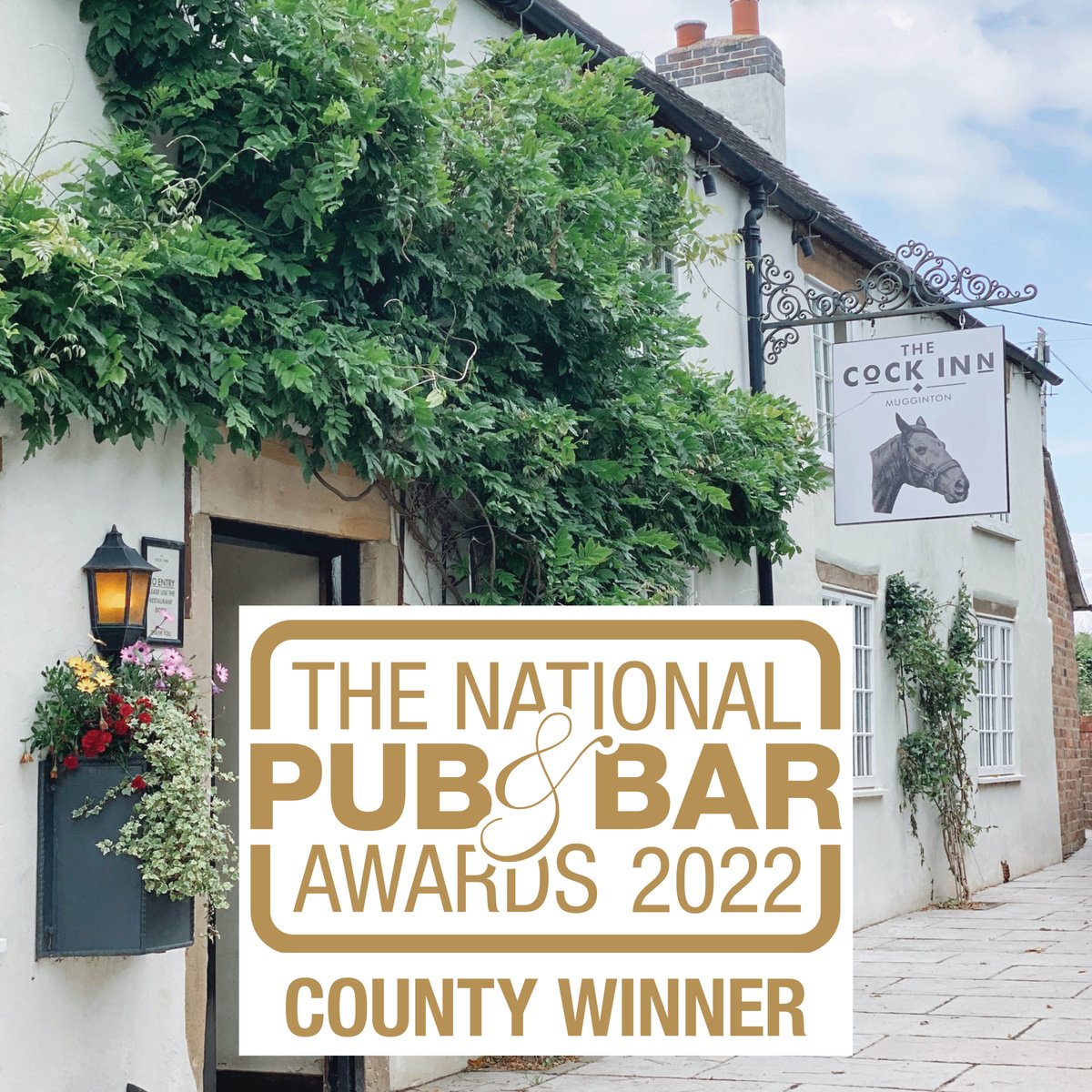 BerkeleyInns's tweet photo. We are thrilled to announce that The Cock Inn has won Derbyshire’s Pub of the Year in the National Pub and Bar Awards 2022! Thank you to all of our customers for all of your support and thank you to our amazing team! We are so proud to have won this wonderful award! 
#thecockinn https://t.co/bTT4ncACCw