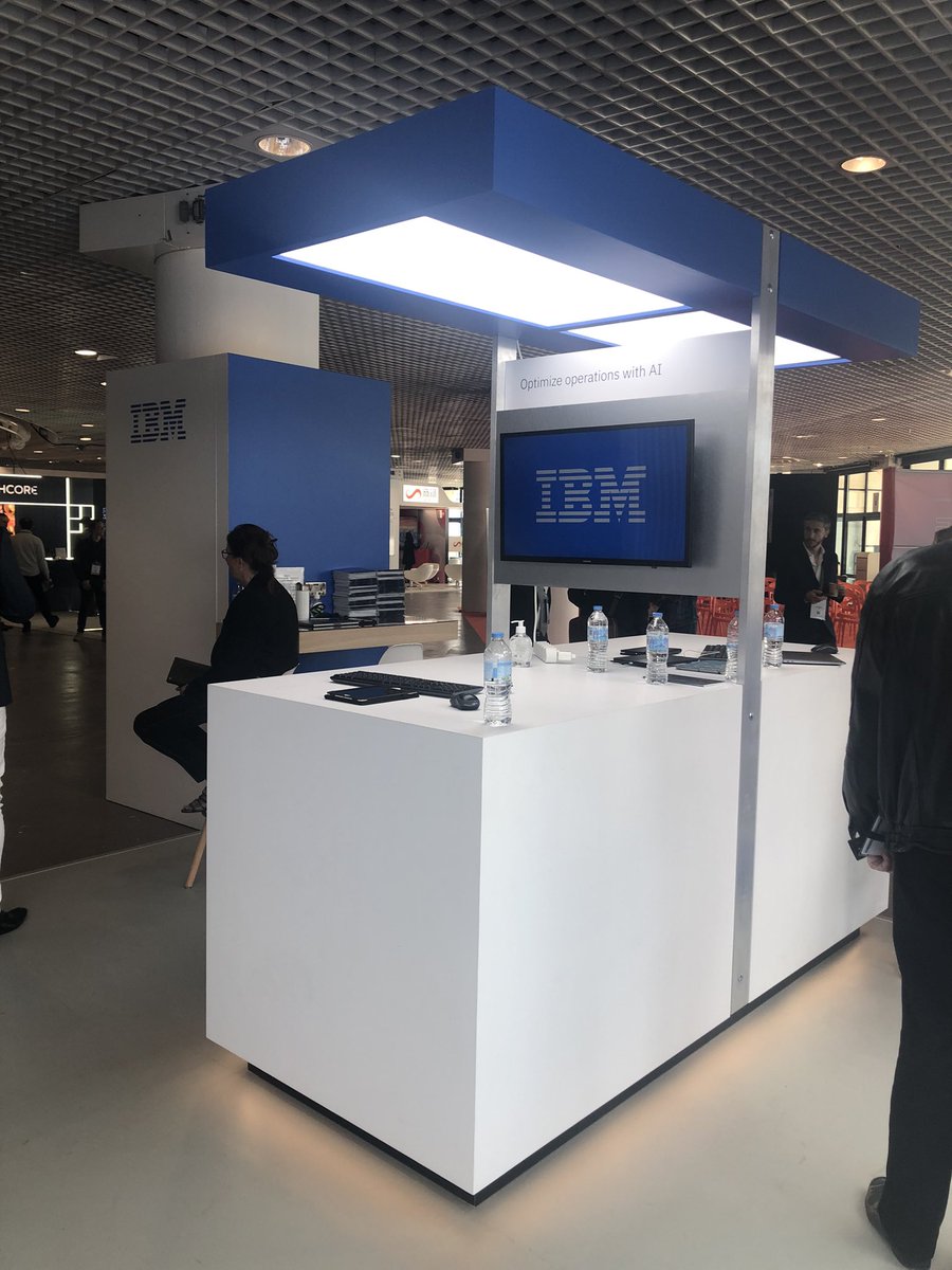 #Cannes #waicf people flowing into #ibm boot to learn more about how #AI is changing life and business