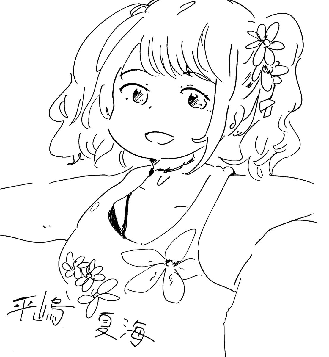 マメの声優組を描きました。
「似せる」って難しい 