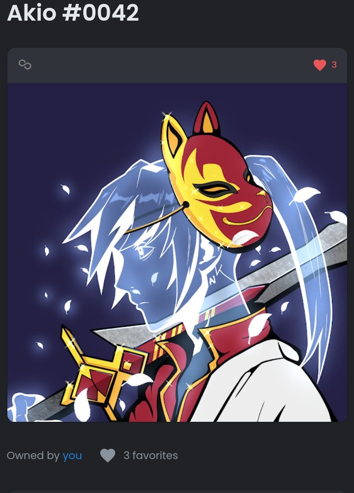 New Drow🔥🔥
Akio #0042🚀

Available on <a href="/opensea/">OpenSea</a> 

opensea.io/assets/matic/0…

1/1
Polygon Network

#NFT #NFTs #NFTCommunity #NFTdrop #NFTProject #nftart #nftcollectors #nftartist #AkioVerseNFT #nftindonesia