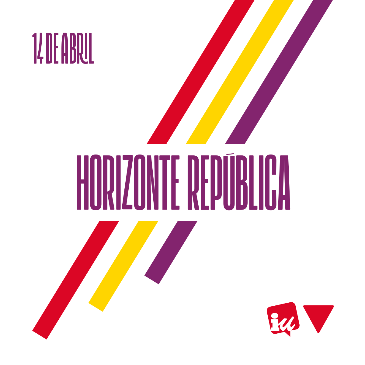 IzquierdaUnida's tweet photo. 🔻Hoy 14 de Abril conmemoramos el 91 Aniversario de la proclamación de la Segunda República, un hito que supuso un avance histórico de la democracia, los derechos sociales y la libertad.

¡Salud y República!

👉 https://t.co/RaNs3Bvogd https://t.co/BX2PVGSCnw