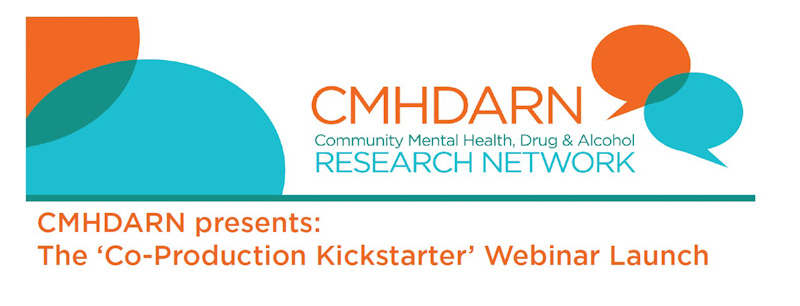How should you conduct research with people who have lived experience? The 'Co-Production Kickstarter' is being launched to help researchers promote meaningful, high-level co-production research in the mental health &amp; AOD sectors. Book now, 11am 28 April: bit.ly/3jAKppI