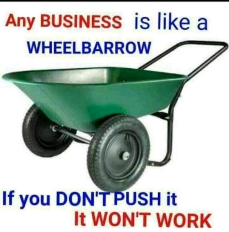moderntribe_dig's tweet photo. Your business is like a wheelbarrow,if you don't push it - it won't work https://t.co/KyPYQz1Vgc
