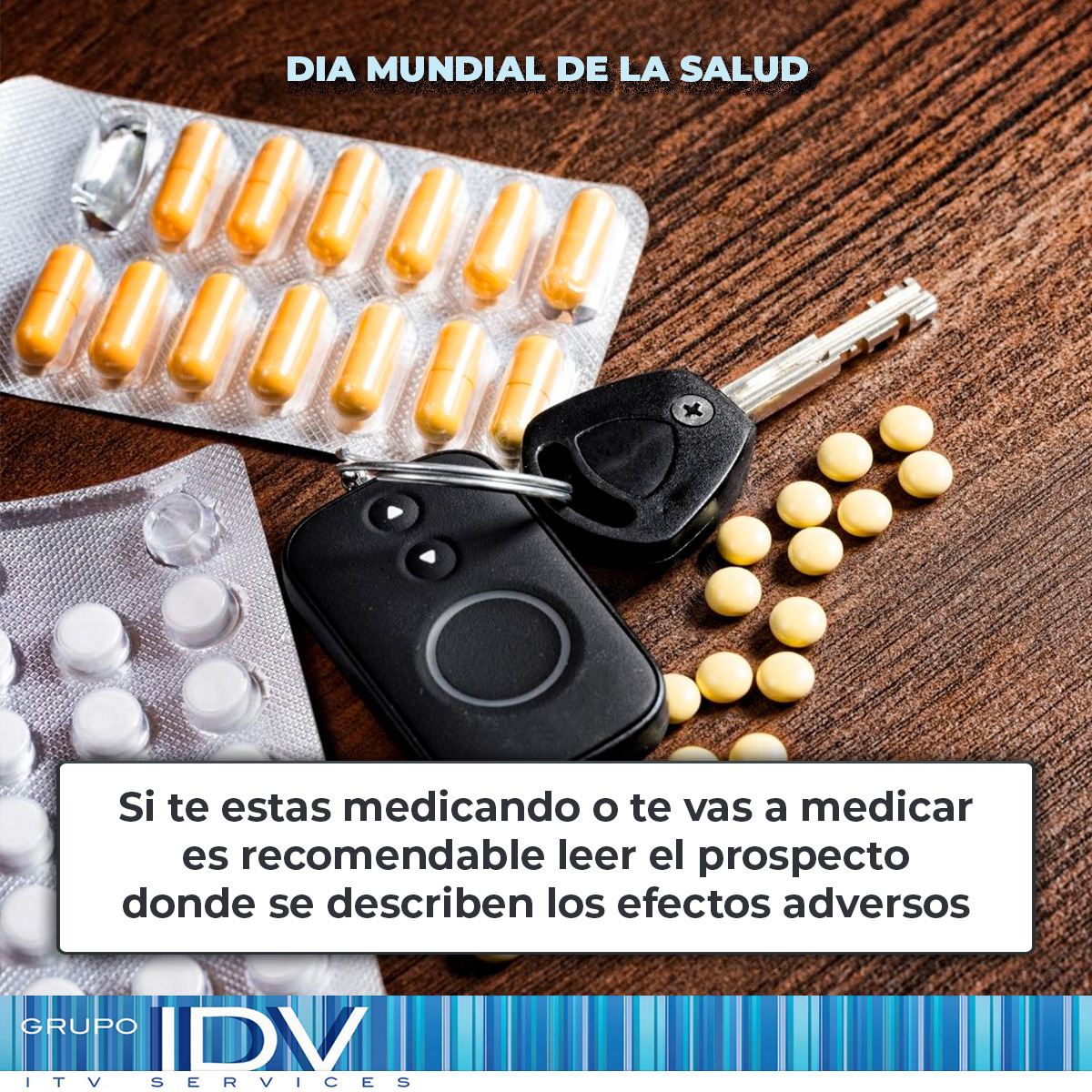 cerQuoITV's tweet photo. Hoy 7 de Abril es el Día Mundial de la Salud 💙 
¿Sabías que en España el 5% de los accidentes, está relacionado con la ingesta de medicamentos?

#DiaMundialdelaSalud 
➕ℹ️https://t.co/kxpr9x9NgU https://t.co/P1nqeHmVhi