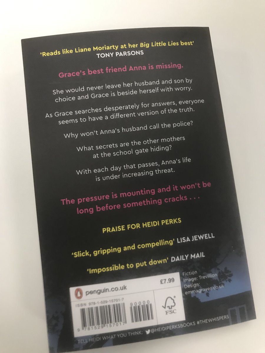 Huge congrats, <a href="/HeidiPerksBooks/">Heidi Perks</a>, on the paperback publication of #THEWHISPERS! A woman is looking for her best friend. Whose story can she trust? 

This brilliant thriller explores family, motherhood and female friendship and has a KILLER mid-way twist.

amazon.co.uk/Whispers-impos…