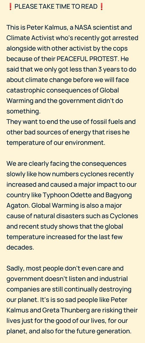 blackpinkloco's tweet photo. please take time to read and share. this is rather a very serious subject that needs to be heard. 

#LetTheScientistBeHeard 
#LetTheEarthBreathe https://t.co/O32INSEjGr