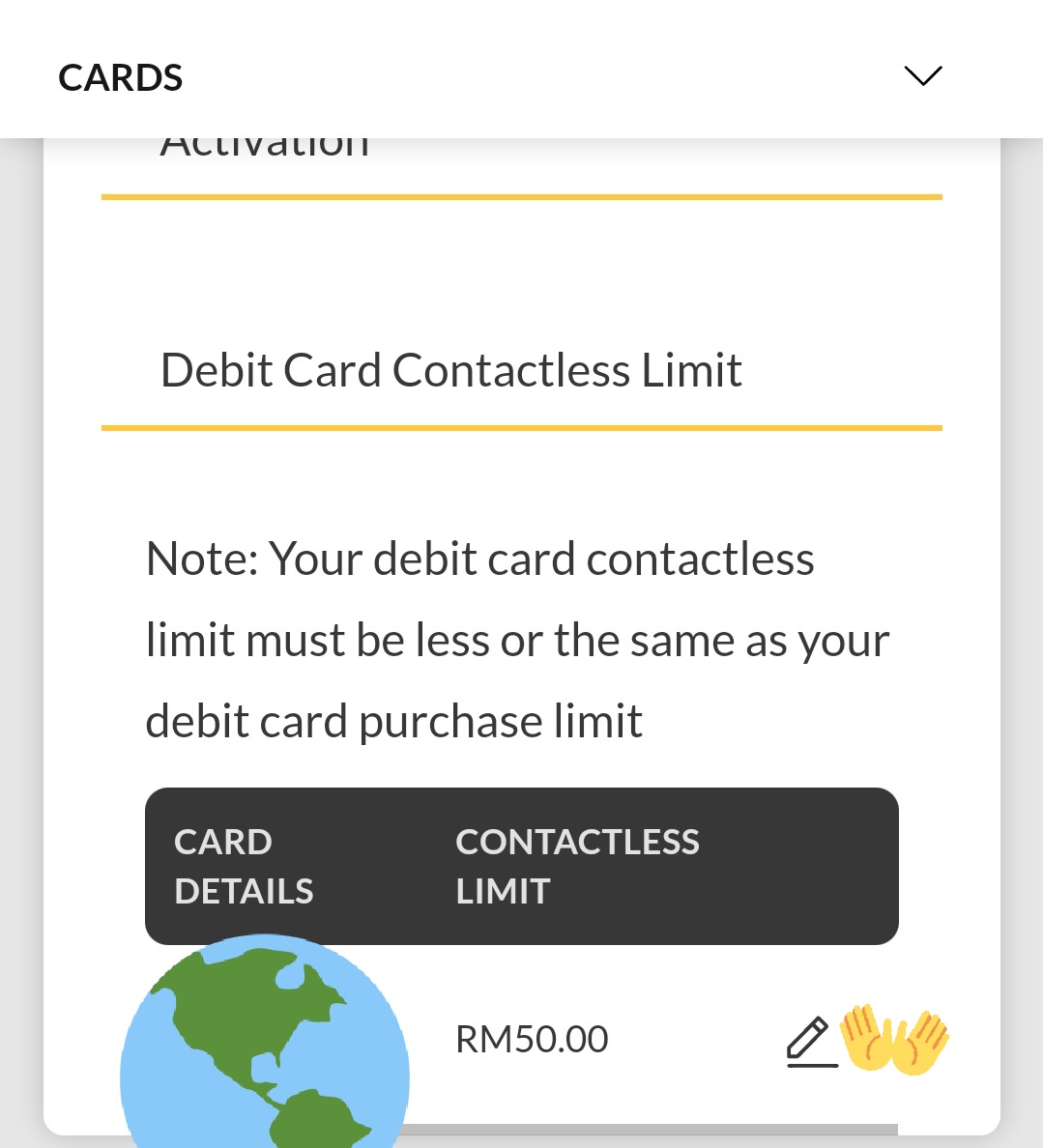 hzmhms's tweet photo. @arifabdrani @isusemasaviral Login Maybank2u > personal > cards > options bawah sekali ada "debit card contactless limit" > click amount yg korang nak. RM0.00 pun boleh janji sama or kurang dari purchase limit.

InshaAllah selamat. Ada org ajar haritu dkt twitter juga https://t.co/sBGBgod7BL