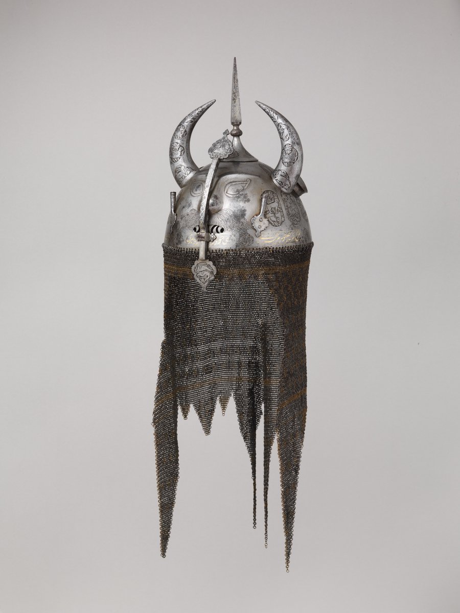 Helmet (Khula Khud), first half 19th century metmuseum.org/art/collection… #themet #armandsarmor