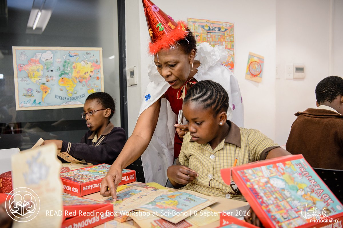 #ThrowbackThursday: there's something for everyone in our #RedReadingBox! This workshop was held at the Sci-Bono Centre for Children in Johannesburg in 2016!

#ReadEducationalTrust #PromoteLiteracy #LoveReading #SpreadTheLove #lovetoread

#RedReadingBox #TBT