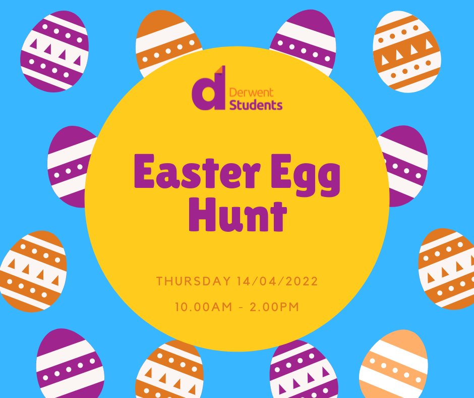 Don't forget we are doing an Easter egg hunt today at Brookside find a little yellow chick and exchange it for a choccy egg (1 Egg per person) #HappyEaster #EasterEggHunt #Easter #DerwentStudents #Brookside