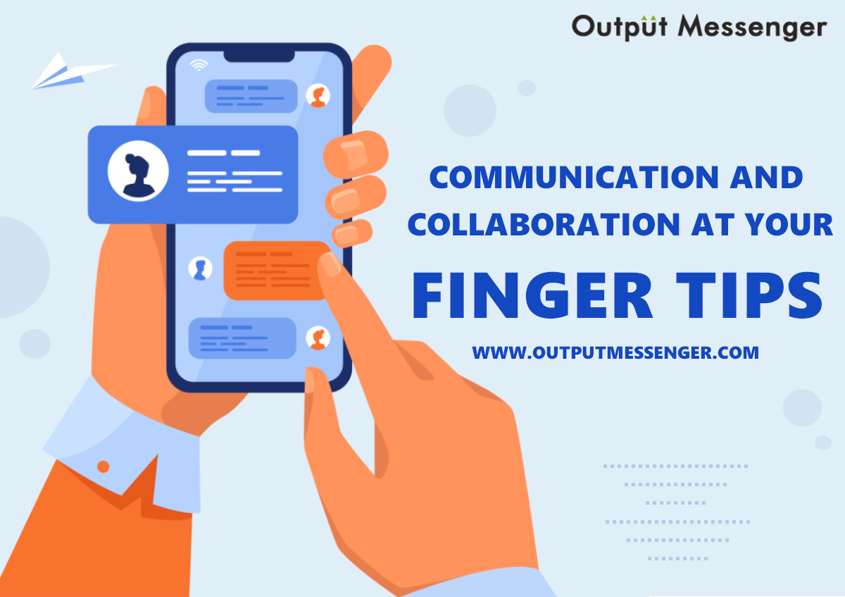 LanMessenger's tweet photo. Connect with your colleagues &amp; Work from Anywhere with Office Messaging App - Output Messenger.

Transfer files, make audio, video calls, access files from Output drive, view everything from your app &amp; work at anytime.

#message #office #WorkFromAnywhere #work #teamwork https://t.co/JbYcA3agOW